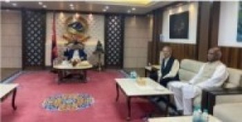  प्रधानमन्त्री देउवासँग समाजवादी पार्टीका नेताको भेट